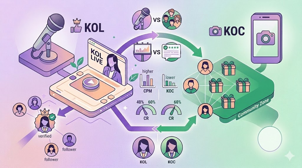 KOC VÀ KOL KHÁC NHAU NHƯ THẾ NÀO? 4 KHÁC BIỆT VỀ BẢN CHẤT PHẢI BIẾT ĐỂ CHỌN ĐÚNG NGƯỜI