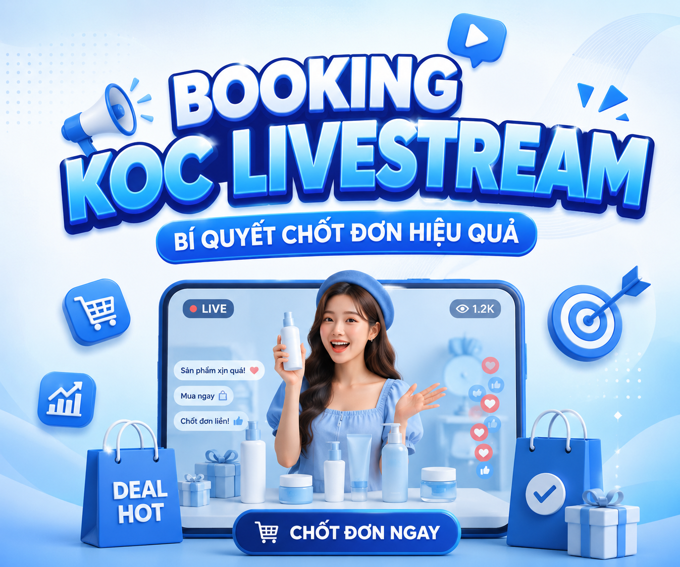 Bí quyết booking KOC livestream hiệu quả