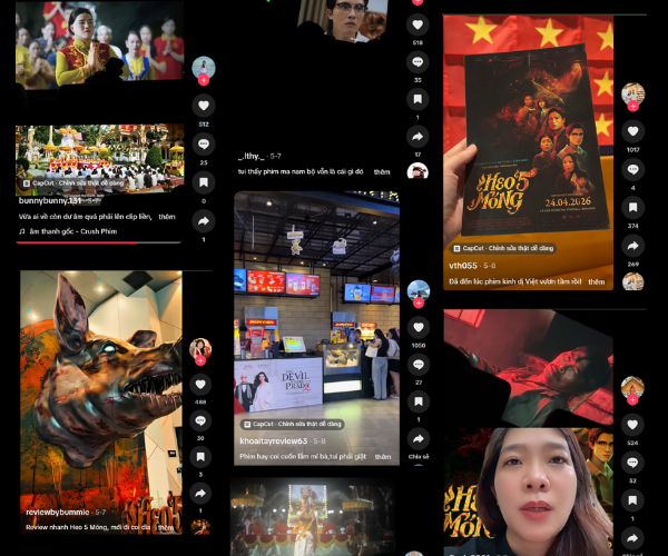 Các video của KOC review có lượt view và tương tác cao đã giúp cho bộ phim “Heo 5 móng” tạo được độ nhận diện và độ phủ diện rộng trên mọi nền tảng số